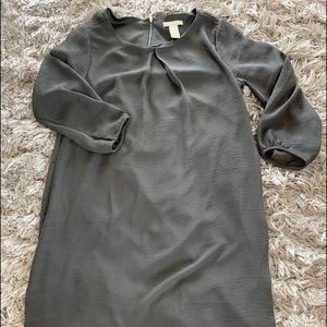 Gray Short Sleeve H&M shift Dress